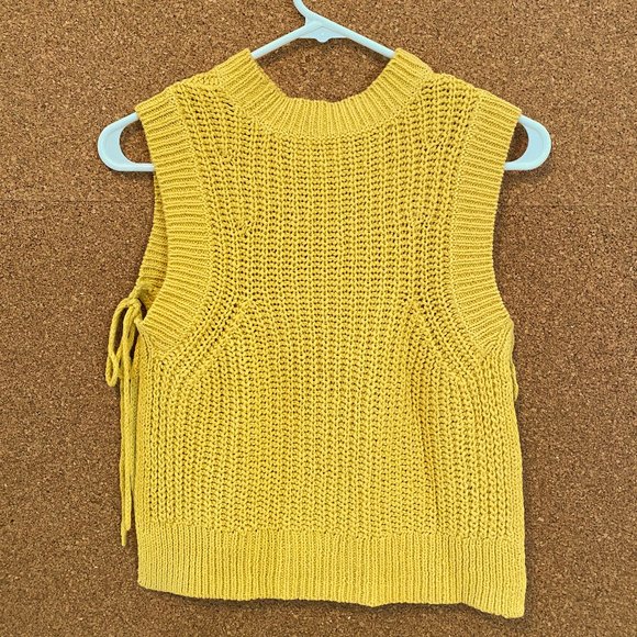 Wilfred Free With Linen Cropped Tank Sweater - Picture 2 of 4